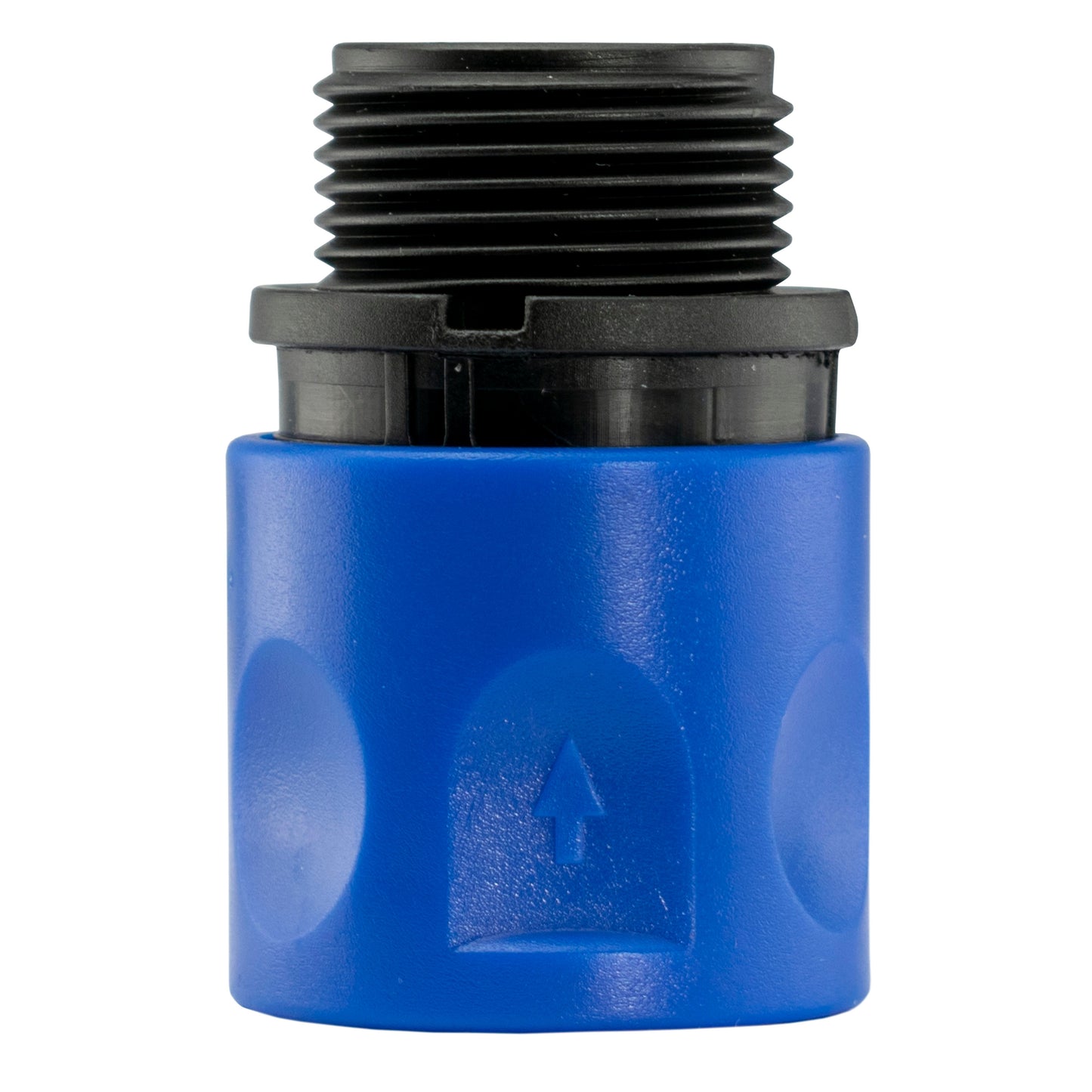 Hose Connector Blue with BSPF- Quick Connect Valve & Hose Connector 16mm Barb