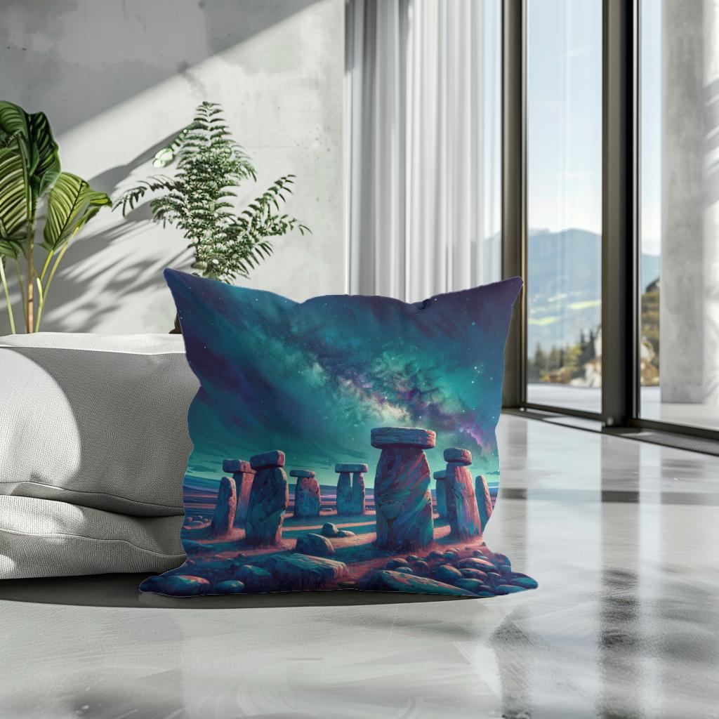 Mystic Stones of Dundee Cotton Cushion