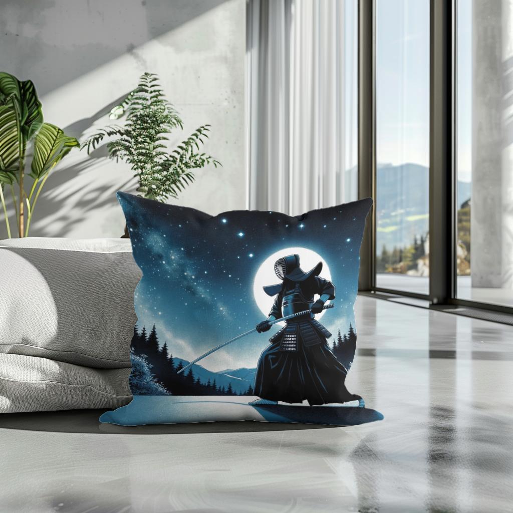 Kendo Under Starlight Cotton Cushion
