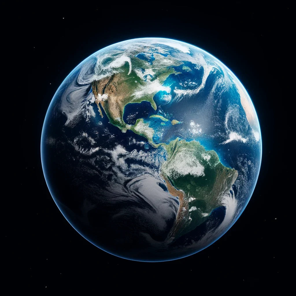 Earth's Nocturnal Elegance Cotton Cushion