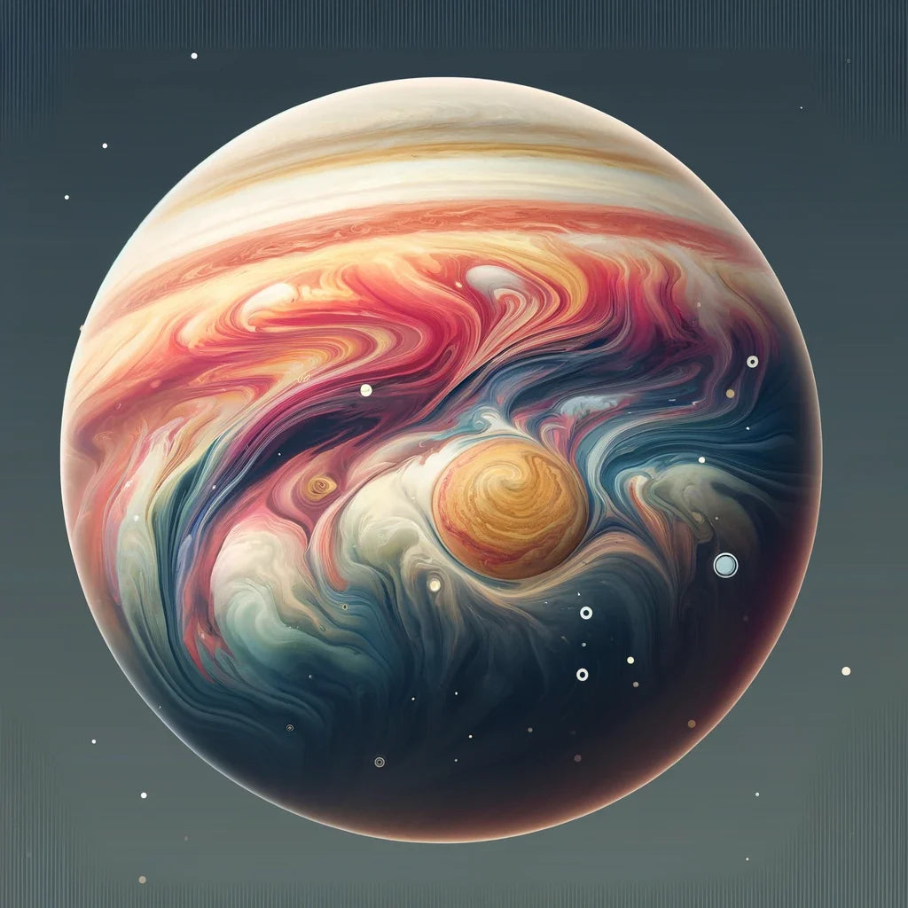 Eccentric Jupiter Canvas