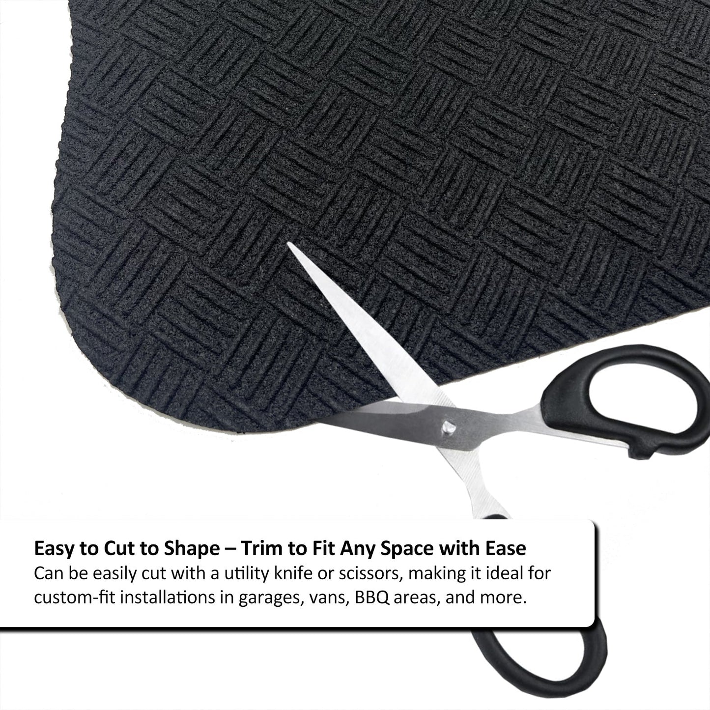 Round BBQ Floor Protection Mat