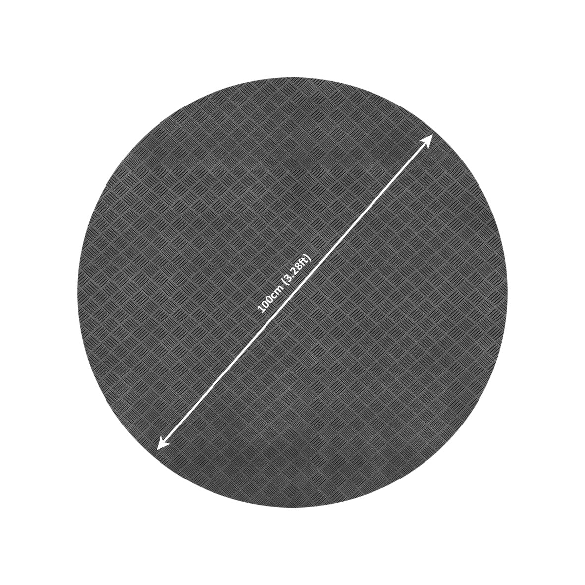 Round BBQ Floor Protection Mat