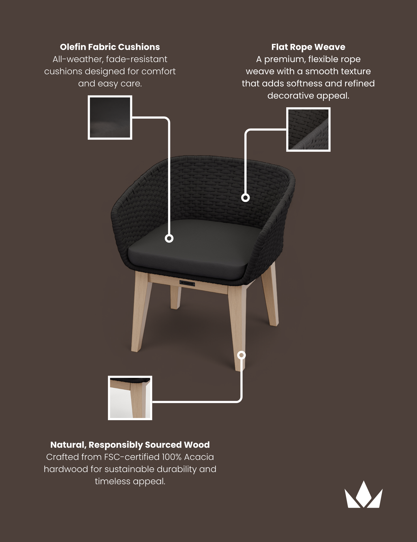 Eden Night Chair - Set of 2