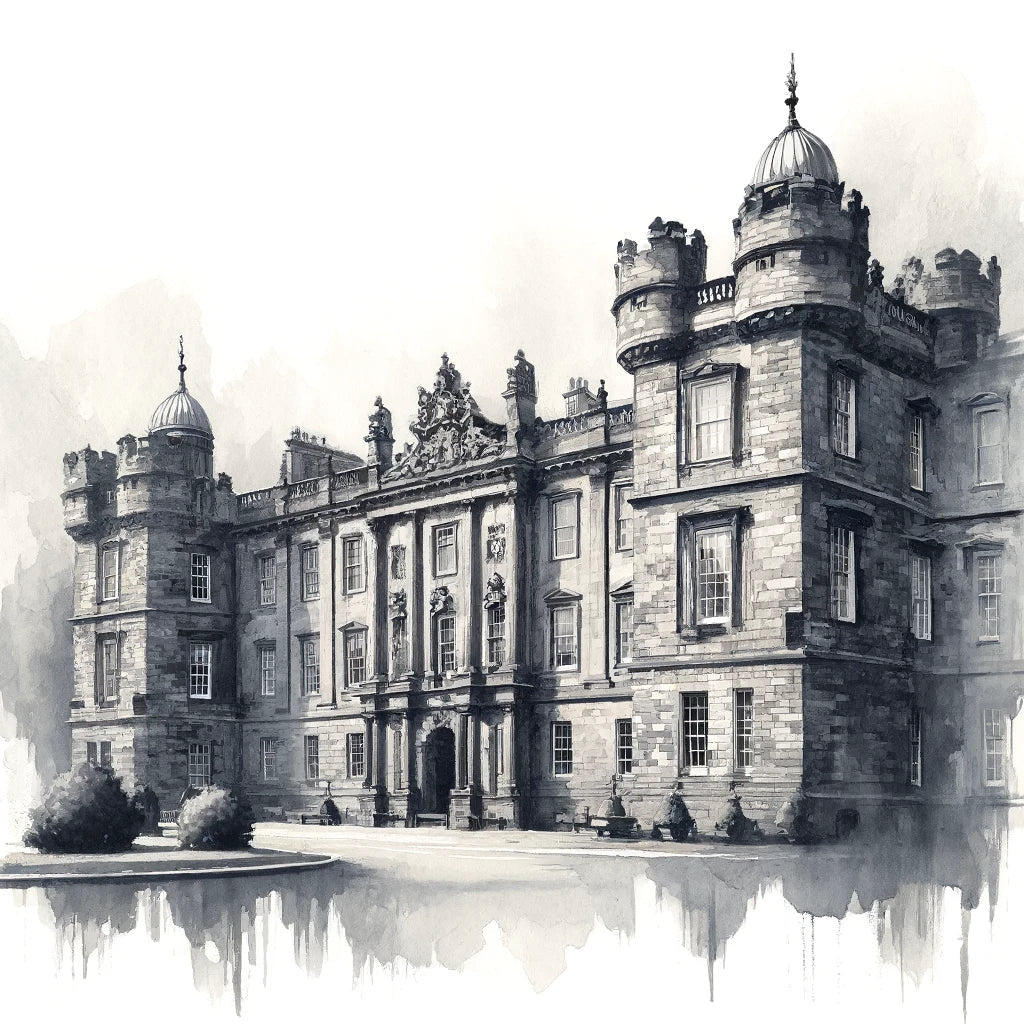 Edinburgh's Holyroodhouse Elegance Canvas
