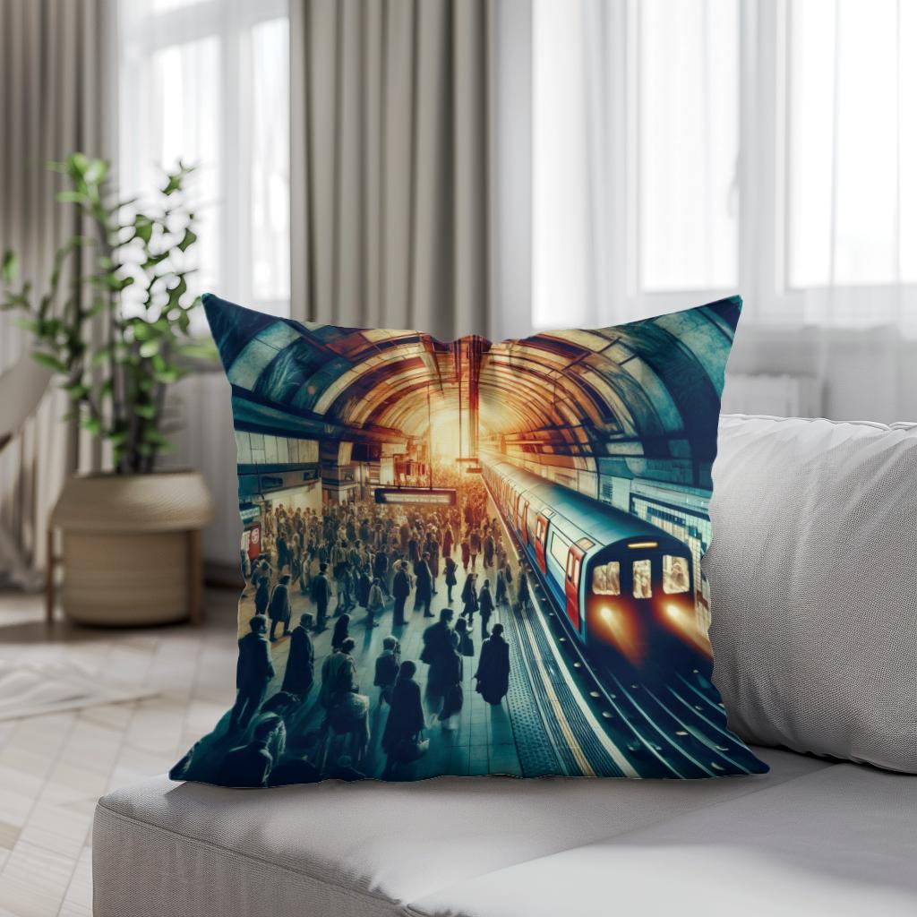 Underground Rhythm Cotton Cushion