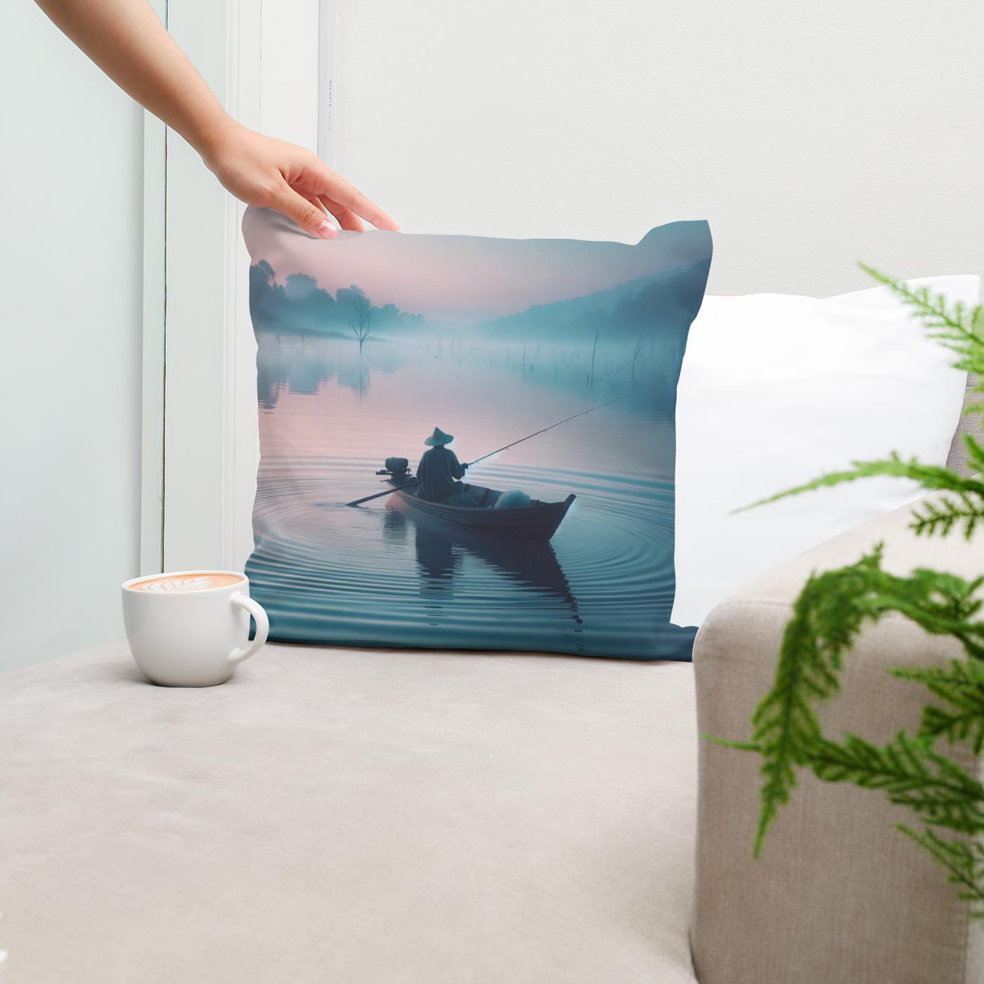 Dawn Angler Cotton Cushion