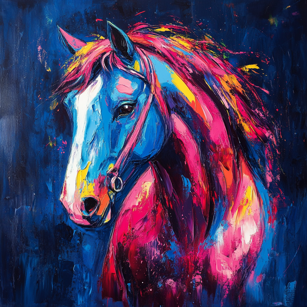 Electric Equine Canvas