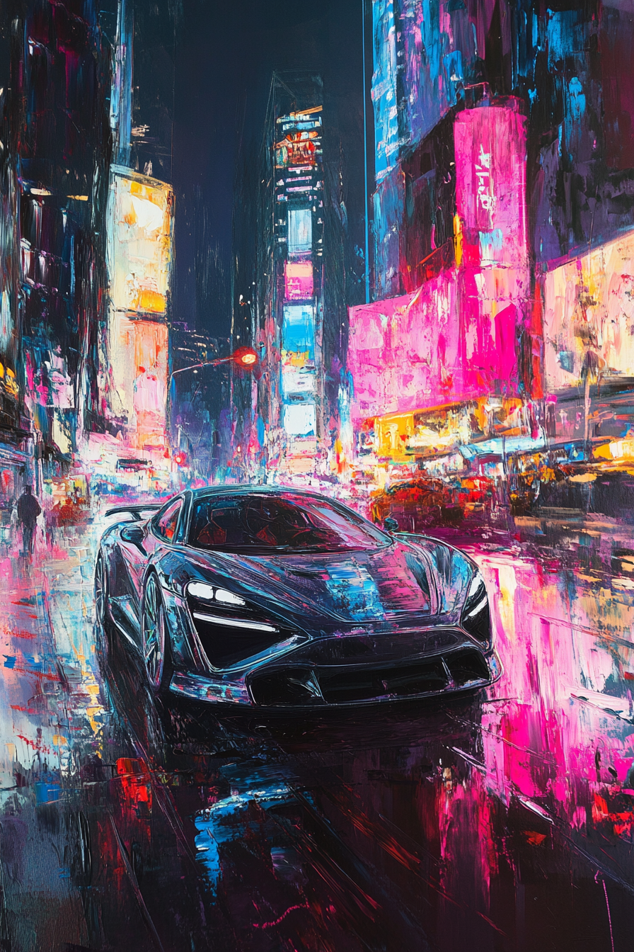 Electric Revolution Canvas
