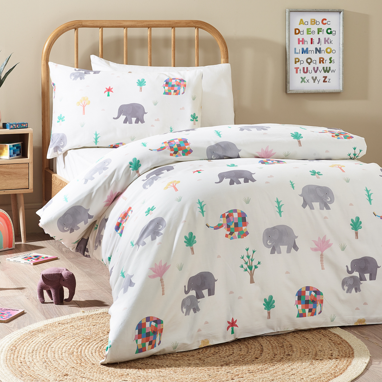 Kabode x Elmer Duvet Cover & Pillowcase