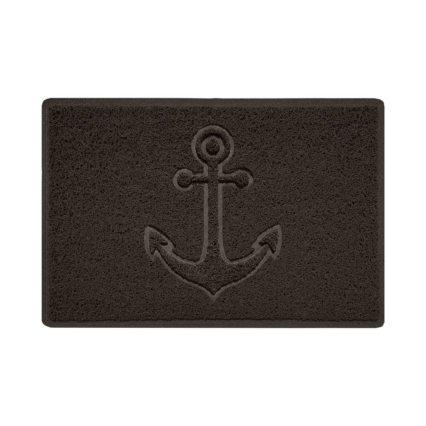 Embossed Spaghetti Outdoor Doormat - Brown