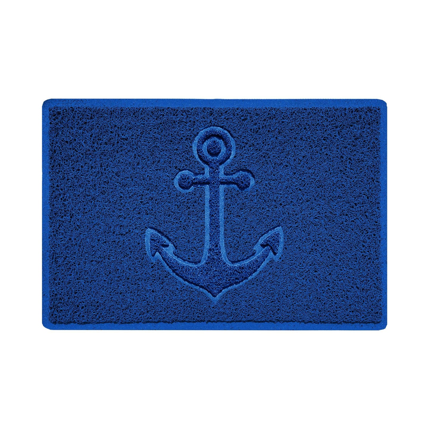 "Anchors Away" Grey Spaghetti Door Mat