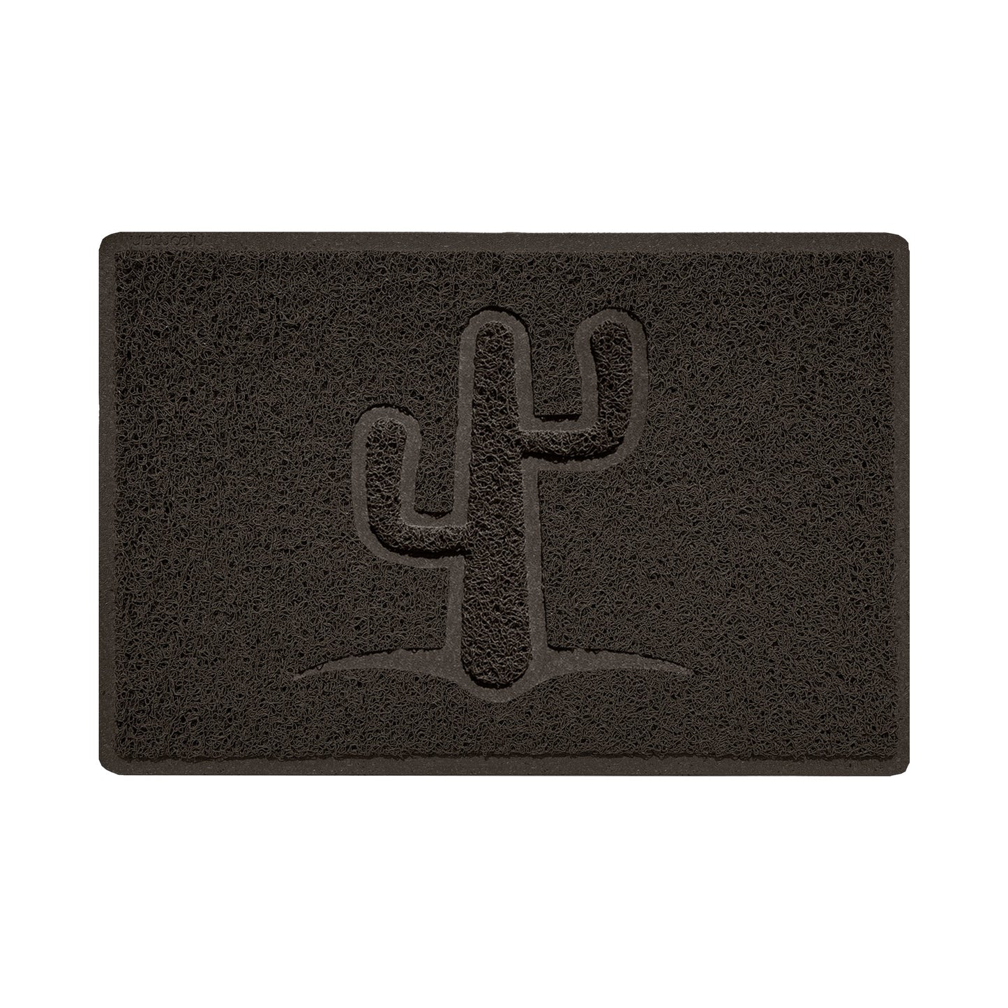 Embossed Spaghetti Outdoor Doormat - Brown