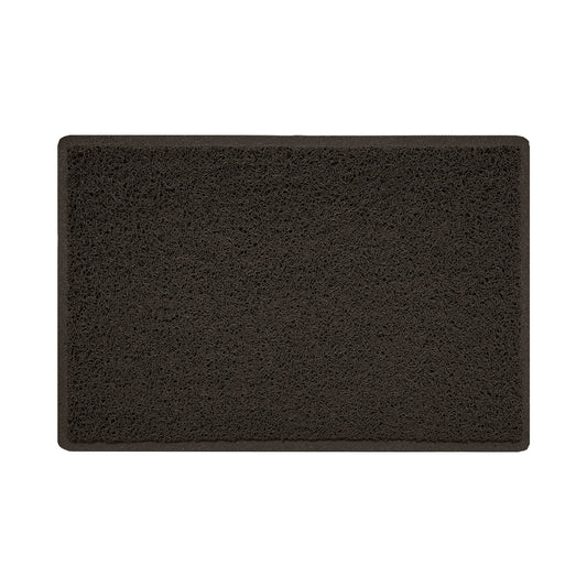 Embossed Spaghetti Outdoor Doormat - Brown
