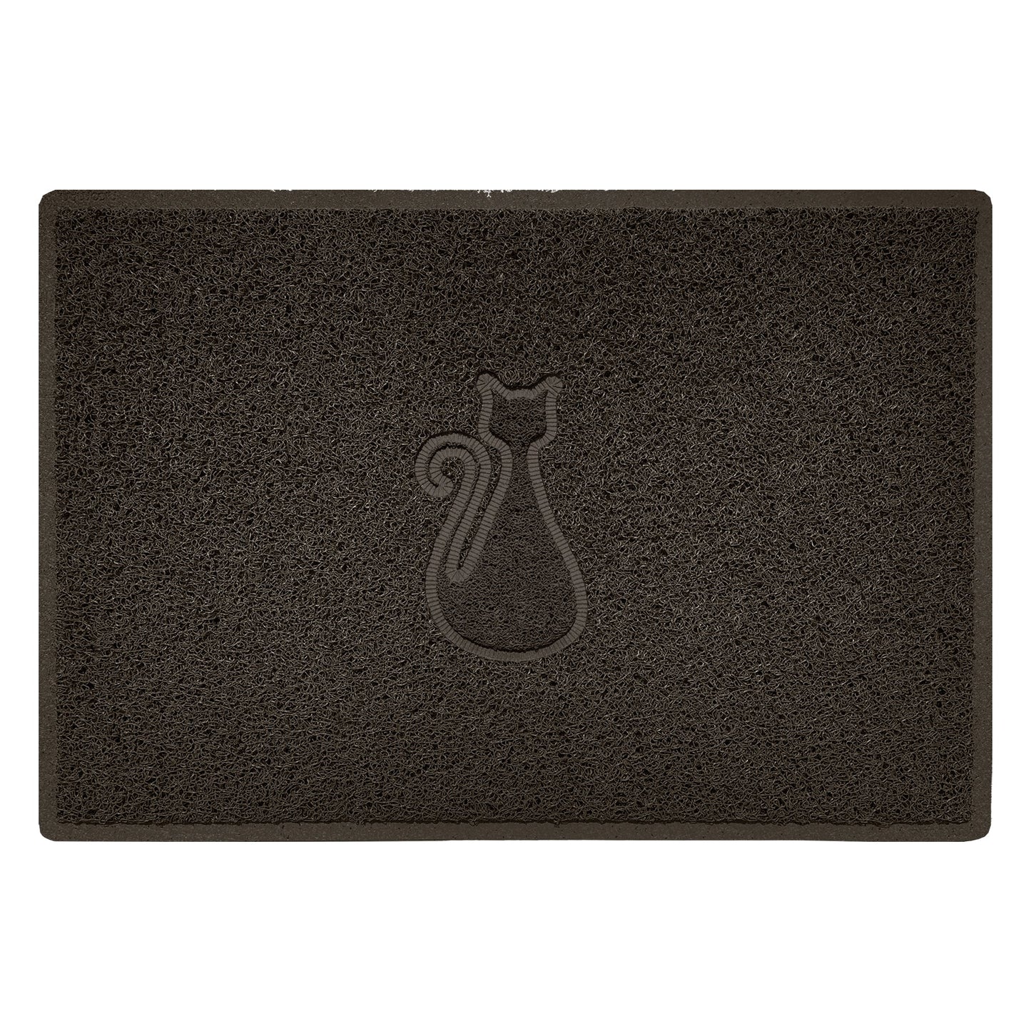 Embossed Spaghetti Outdoor Doormat - Brown