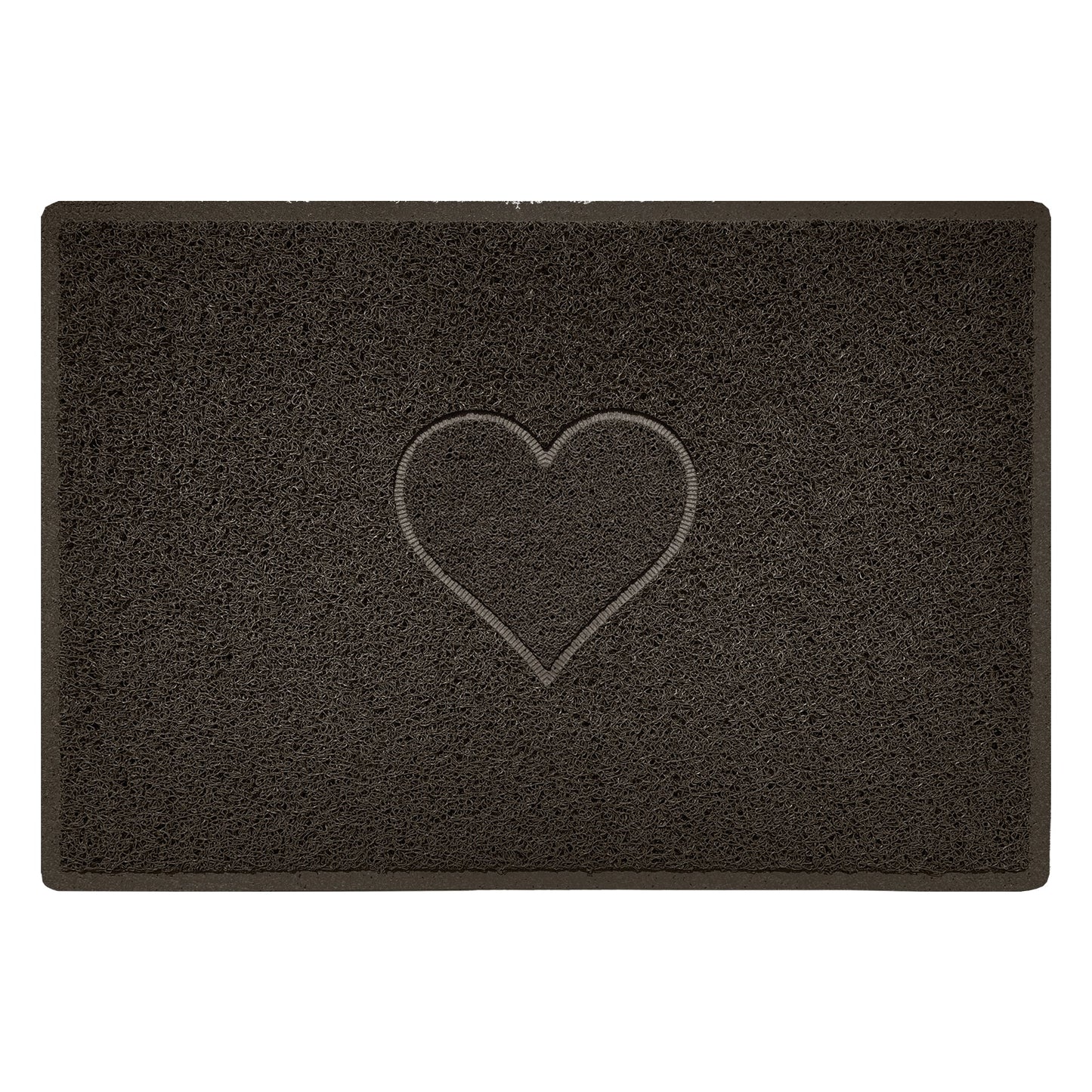 Embossed Spaghetti Outdoor Doormat - Brown