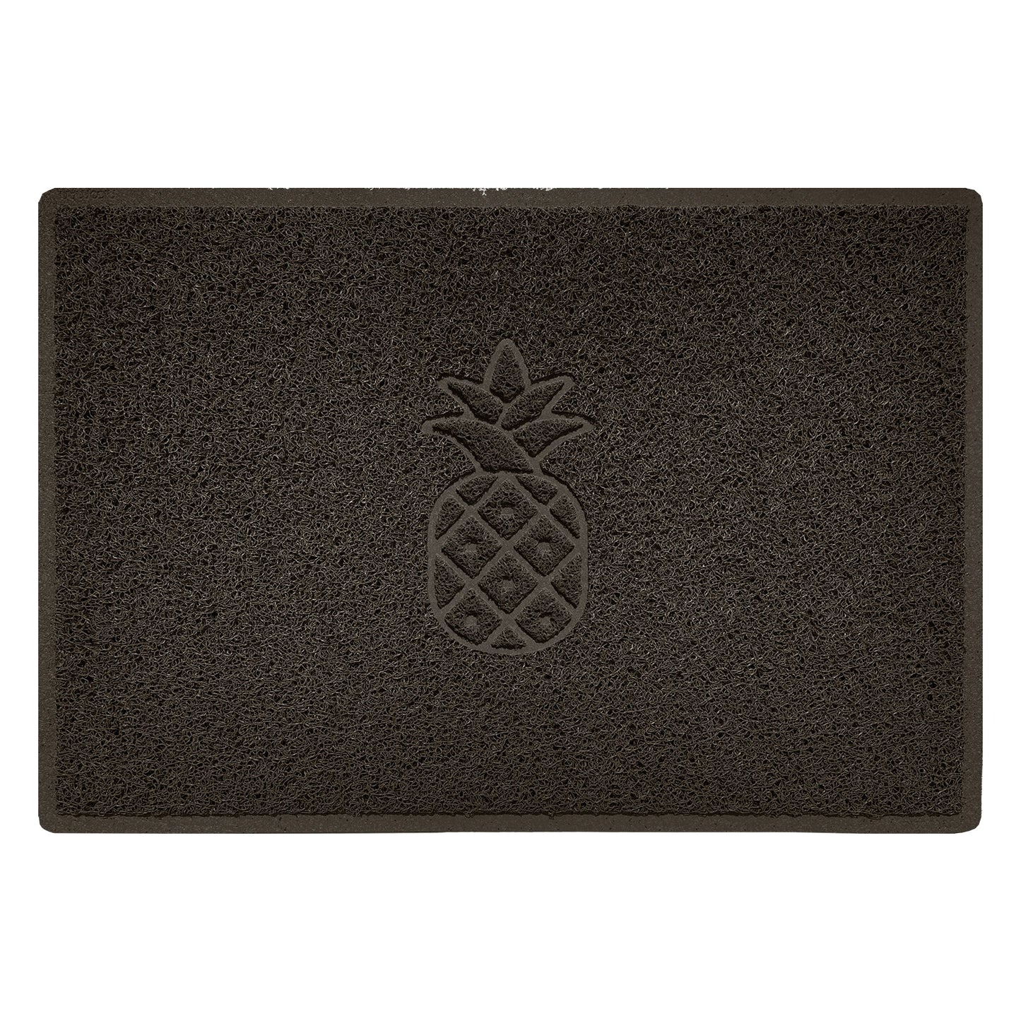 Embossed Spaghetti Outdoor Doormat - Brown