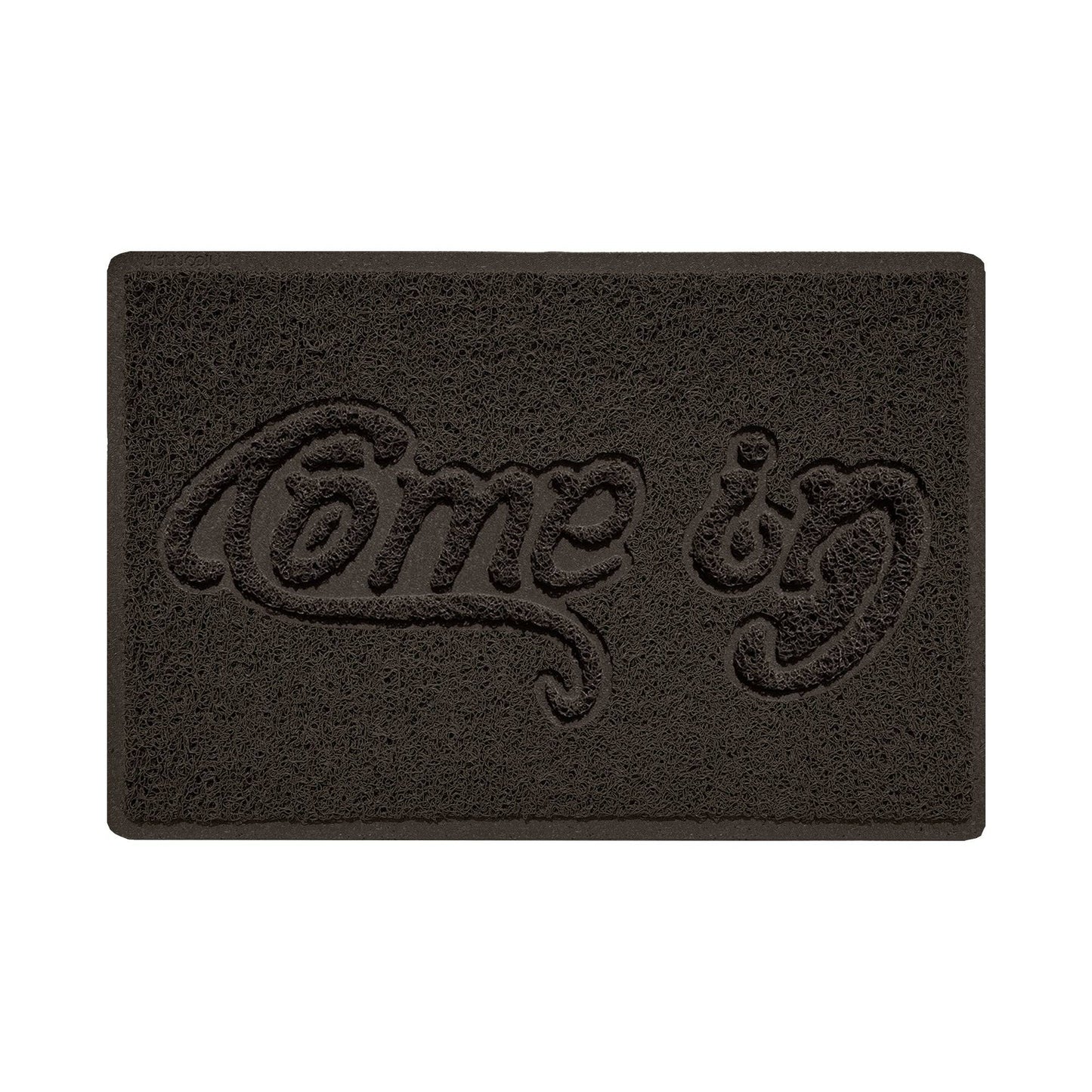 "Come In" Grey Spaghetti Door Mat