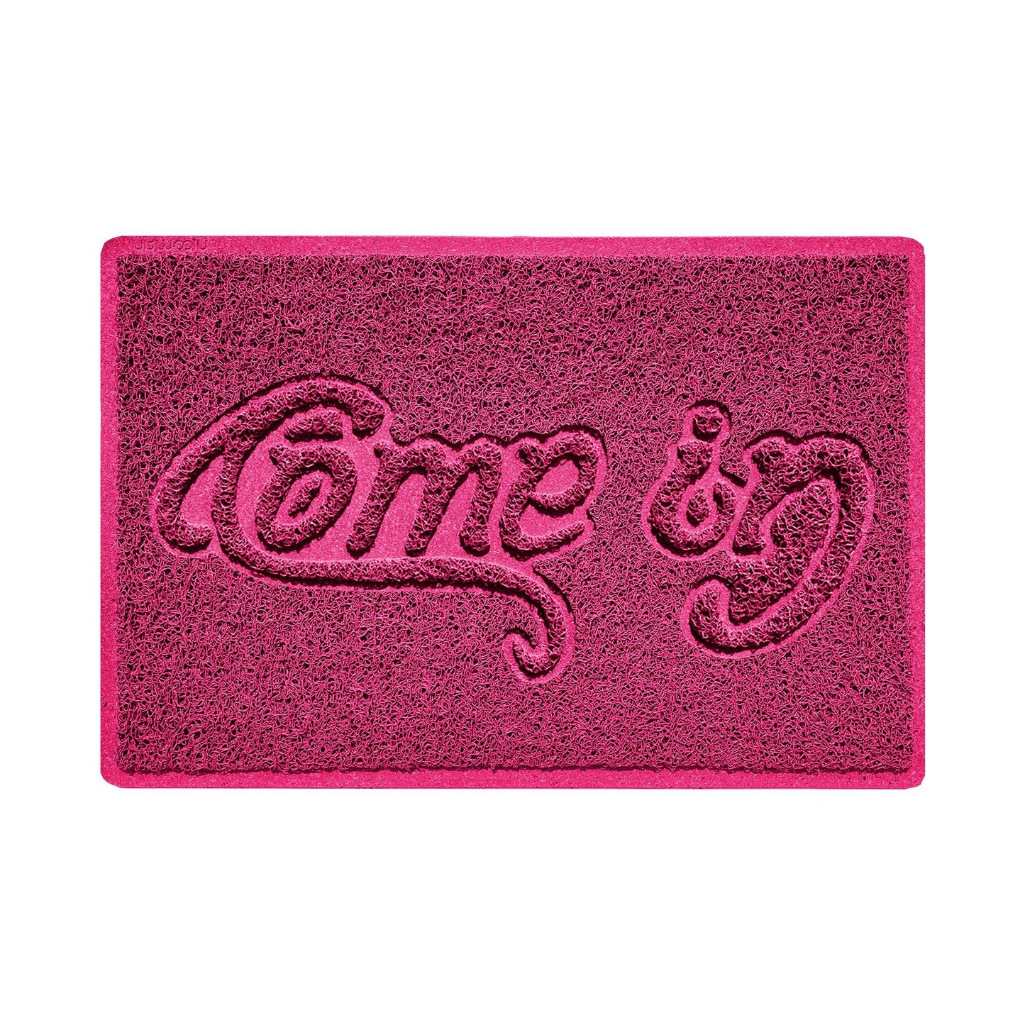 "Come In" Grey Spaghetti Door Mat