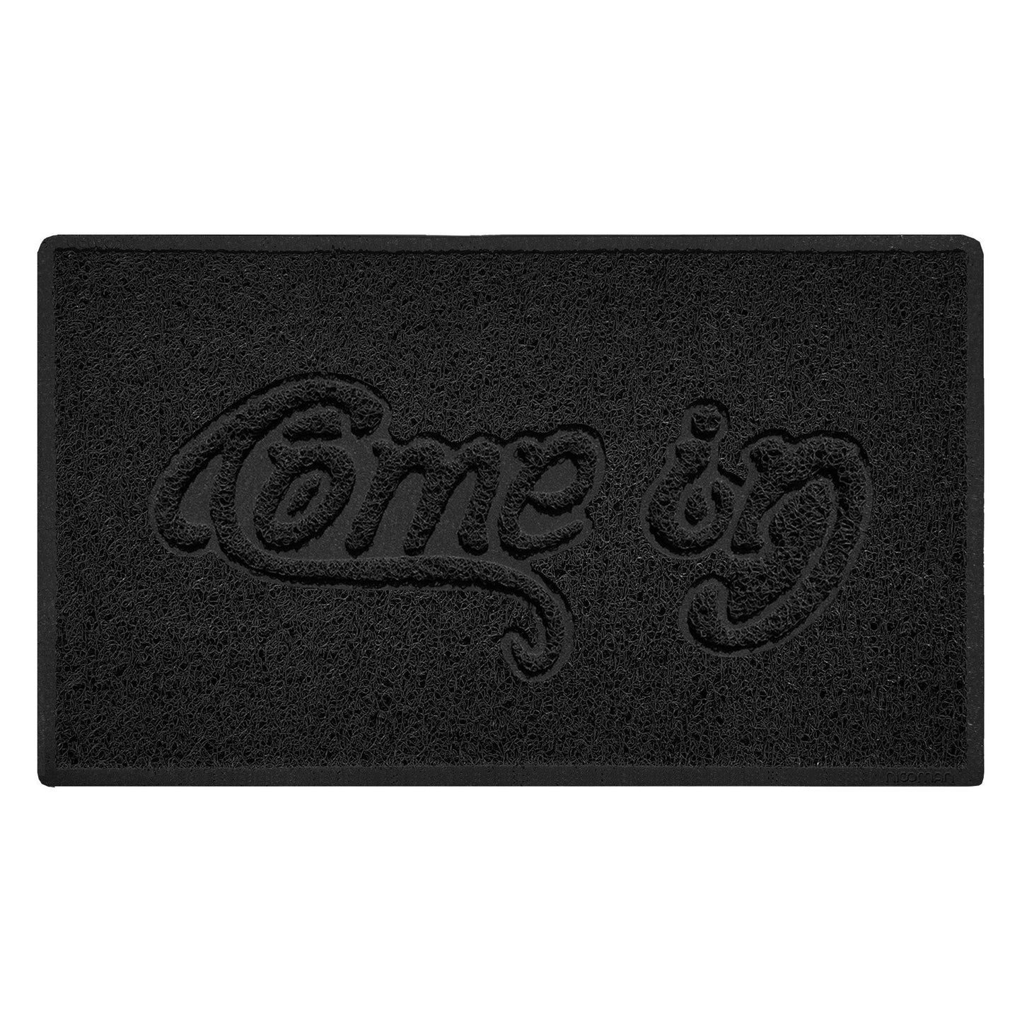 "Come In" Grey Spaghetti Door Mat