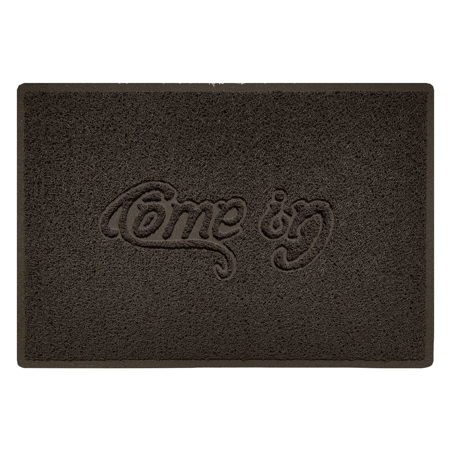 "Come In" Grey Spaghetti Door Mat