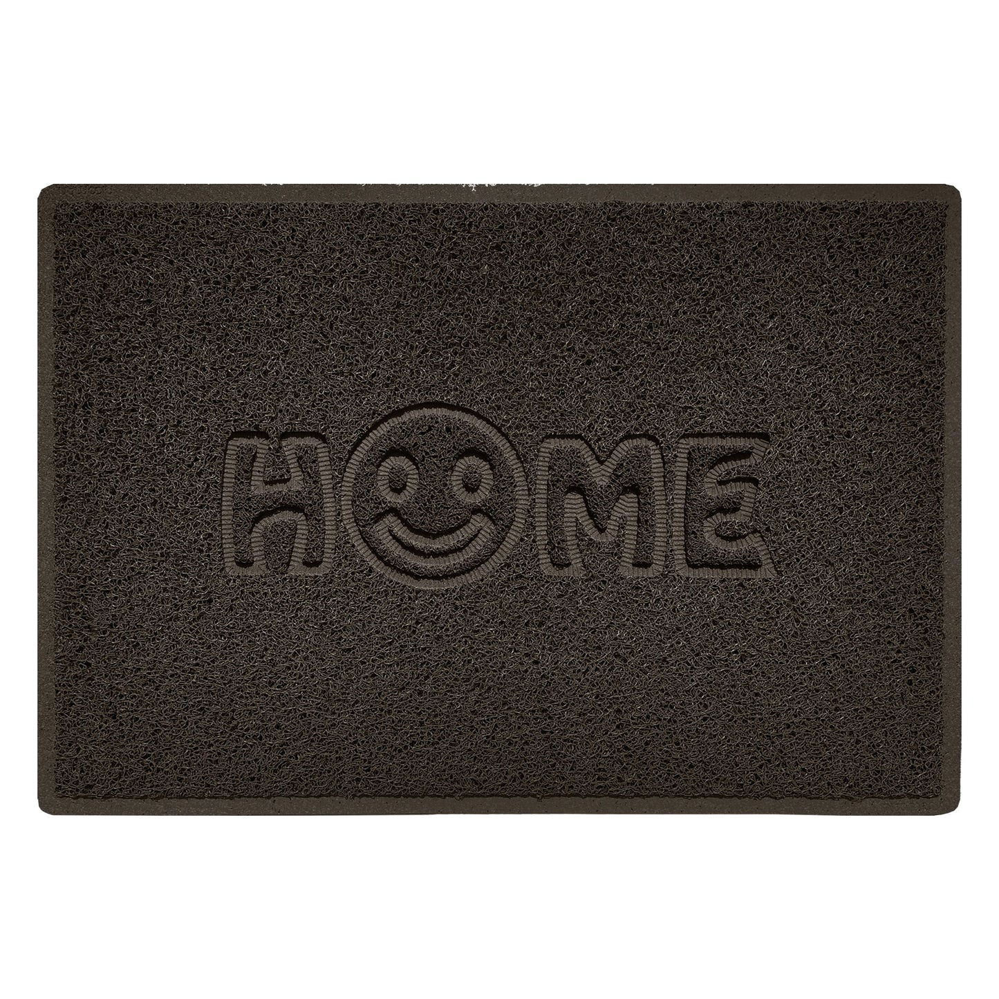 Embossed Spaghetti Outdoor Doormat - Brown