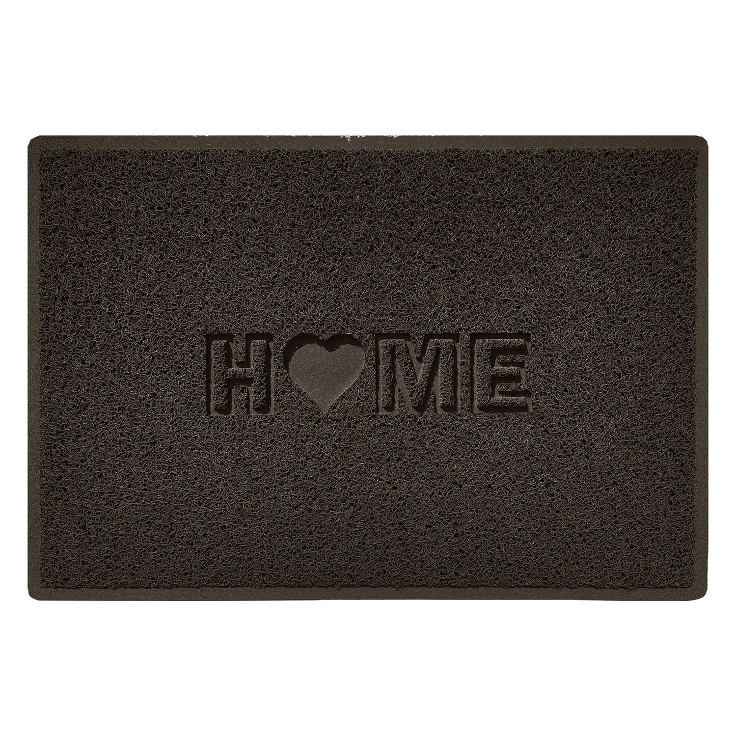 Embossed Spaghetti Outdoor Doormat - Brown