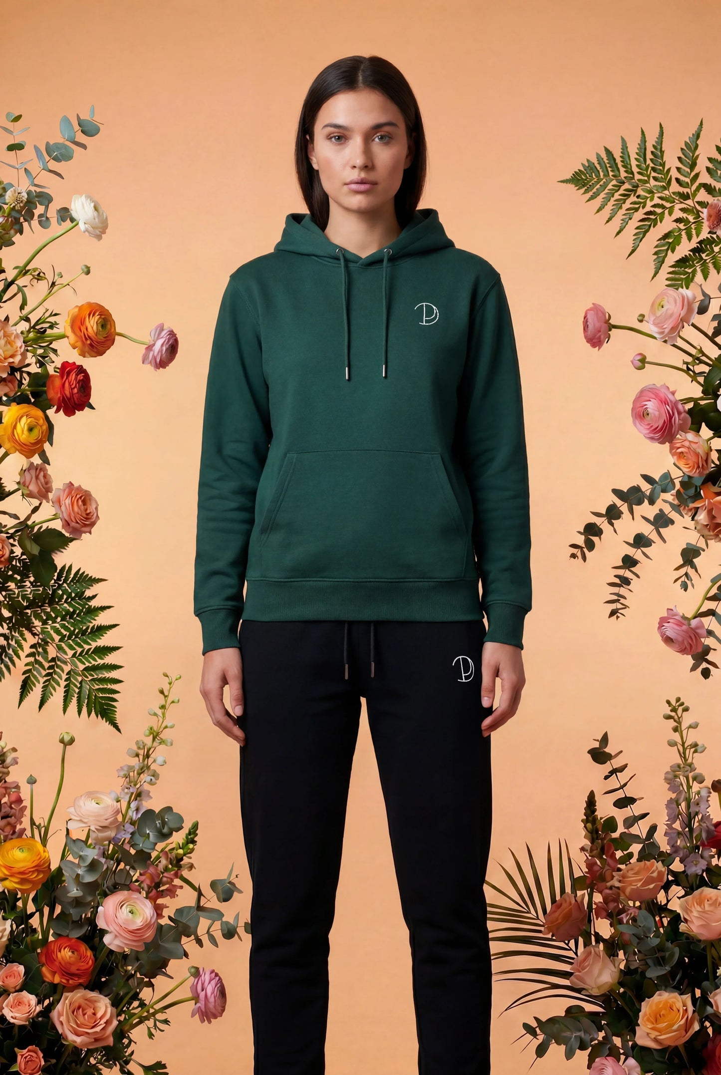 Embroidered P Hoodie