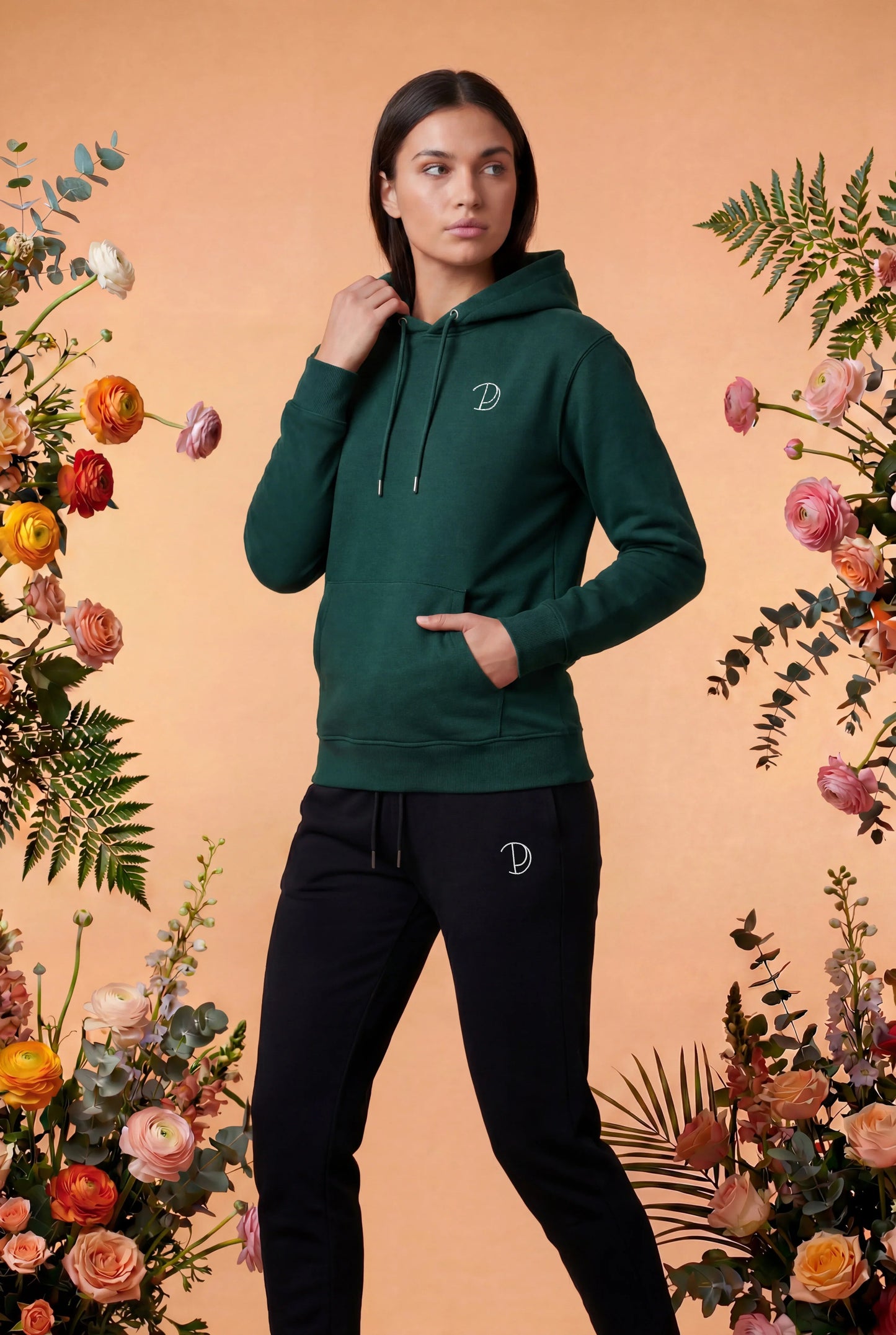 Embroidered P Hoodie