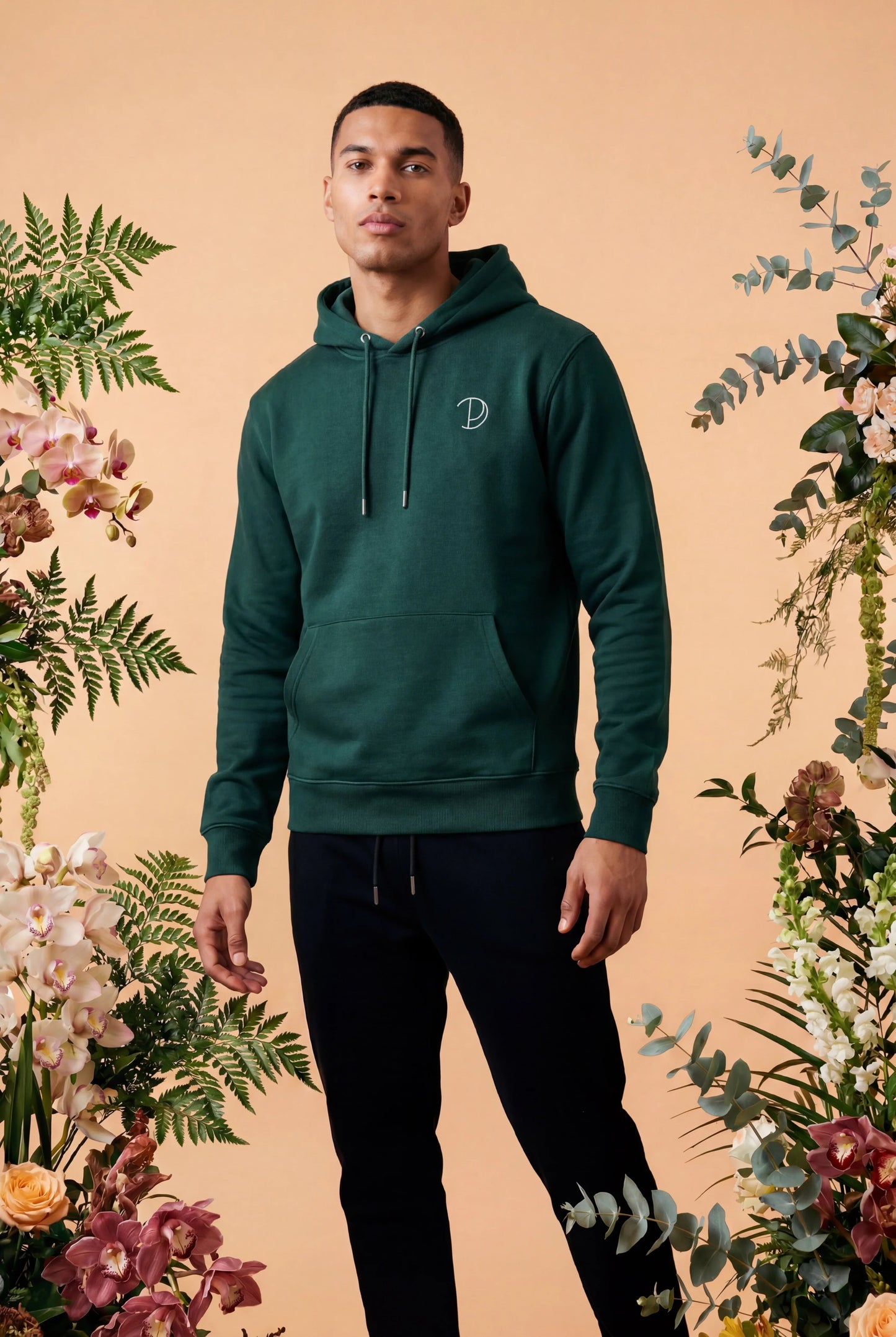 Embroidered P Hoodie