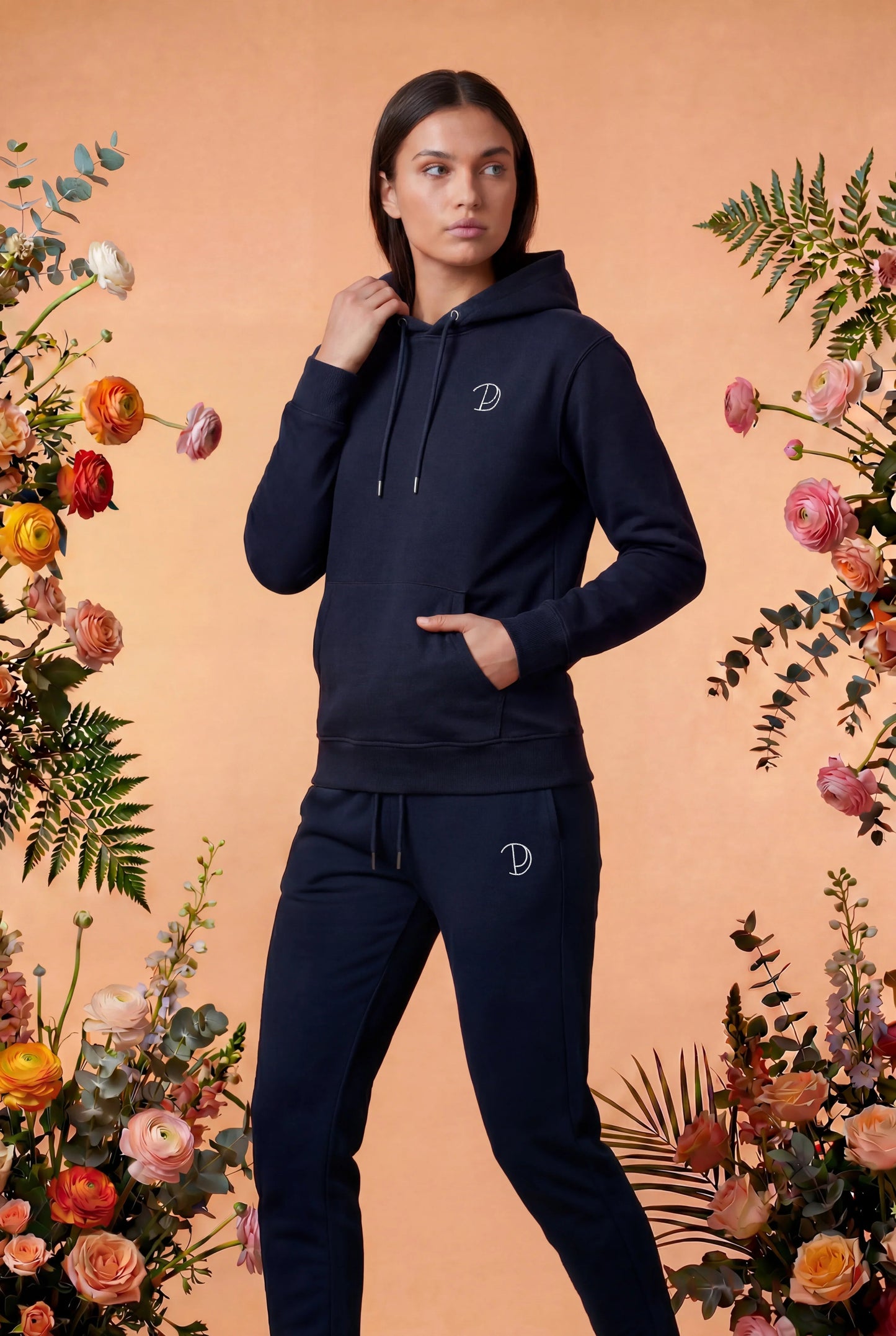 Embroidered P Hoodie
