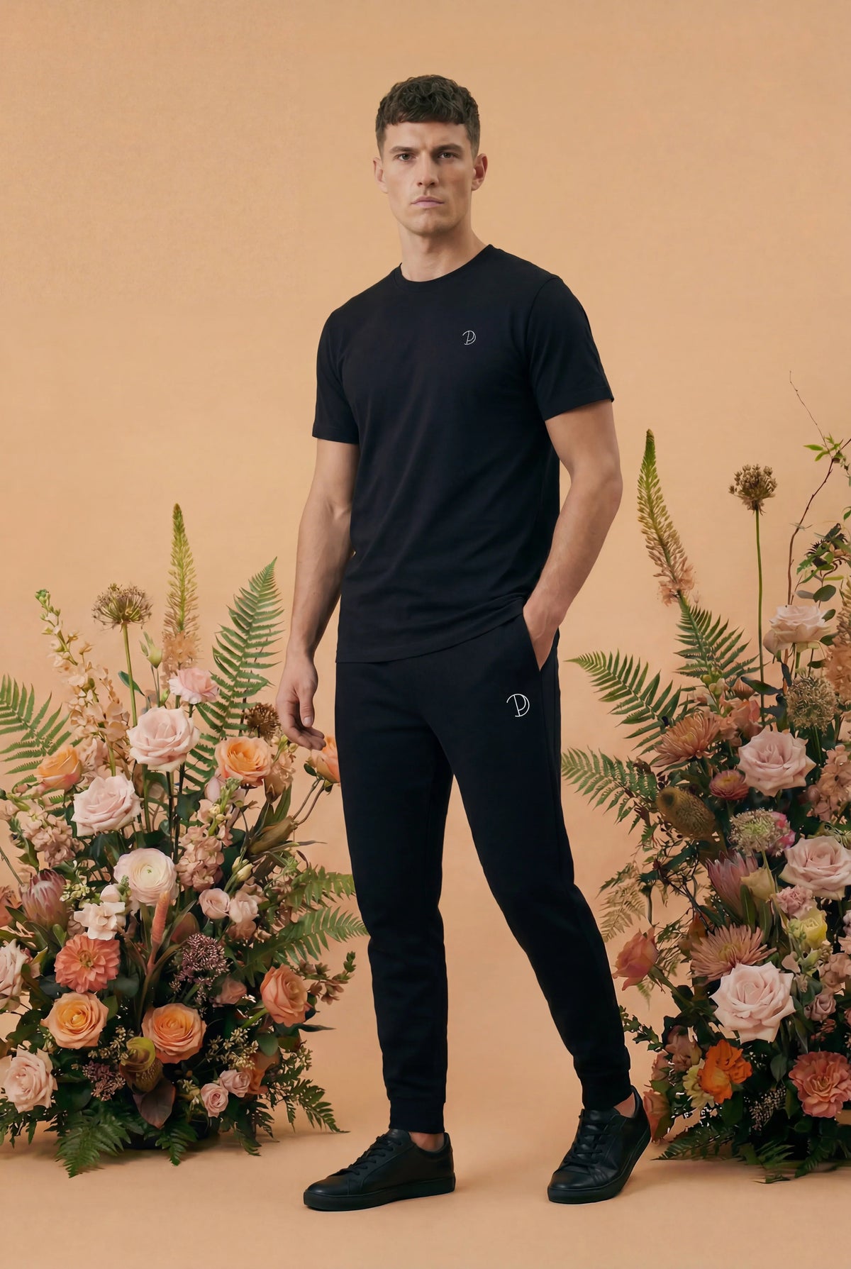 Embroidered P T-Shirt