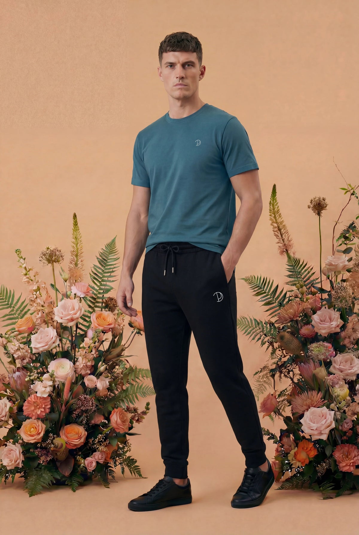 Embroidered P T-Shirt