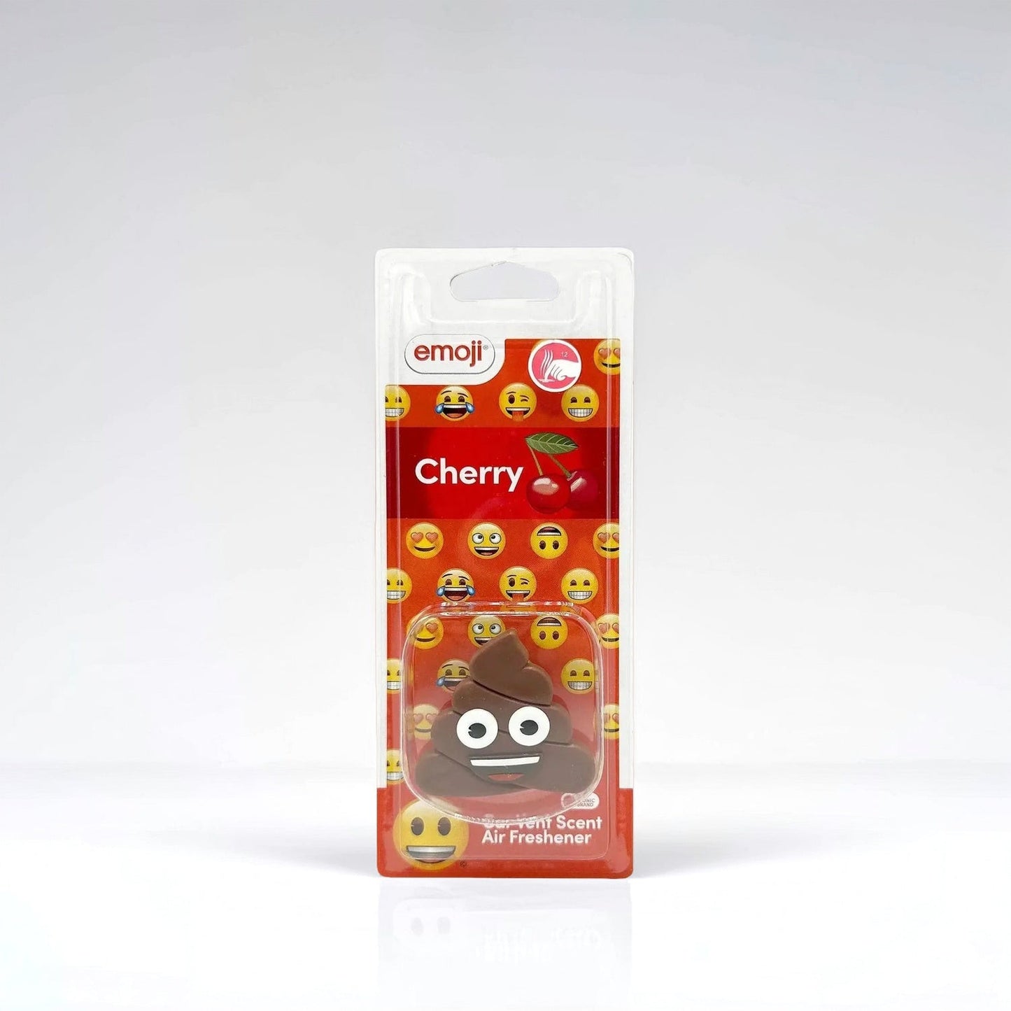 Emoji® Poo Vent Clip Car Air Freshener - Cherry Scent
