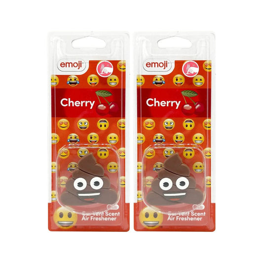Emoji® Poo Vent Clip Car Air Freshener - Cherry Scent