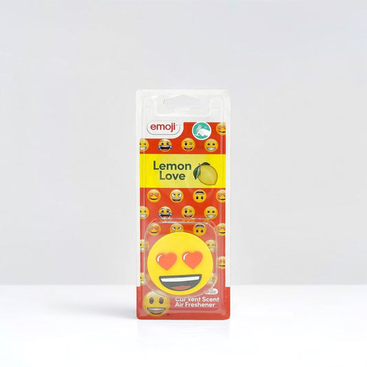 Emoji® Heart Eyes Vent Clip Car Air Freshener - Lemon Love Scent