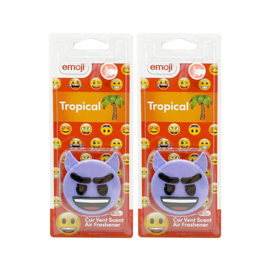 Emoji® Devil Vent Clip Car Air Freshener - Tropical Scent