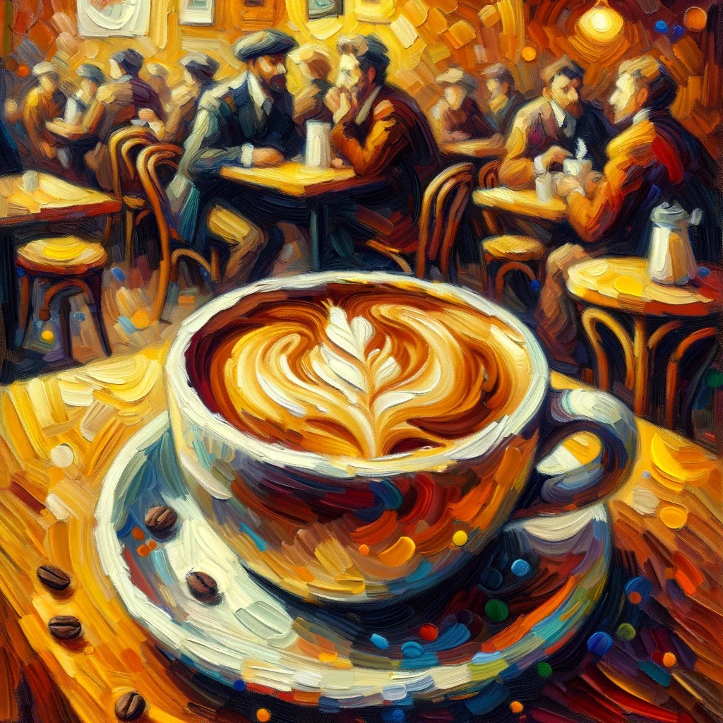 Enchanted Café Cappuccino Canvas