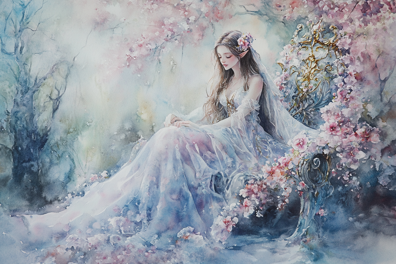 Enchanted Elven Queen Canvas