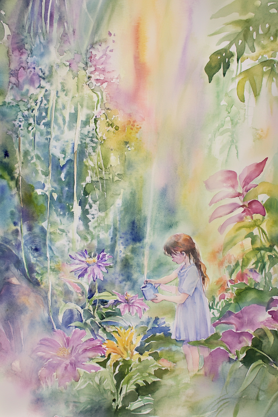 Enchanted Gardener Canvas
