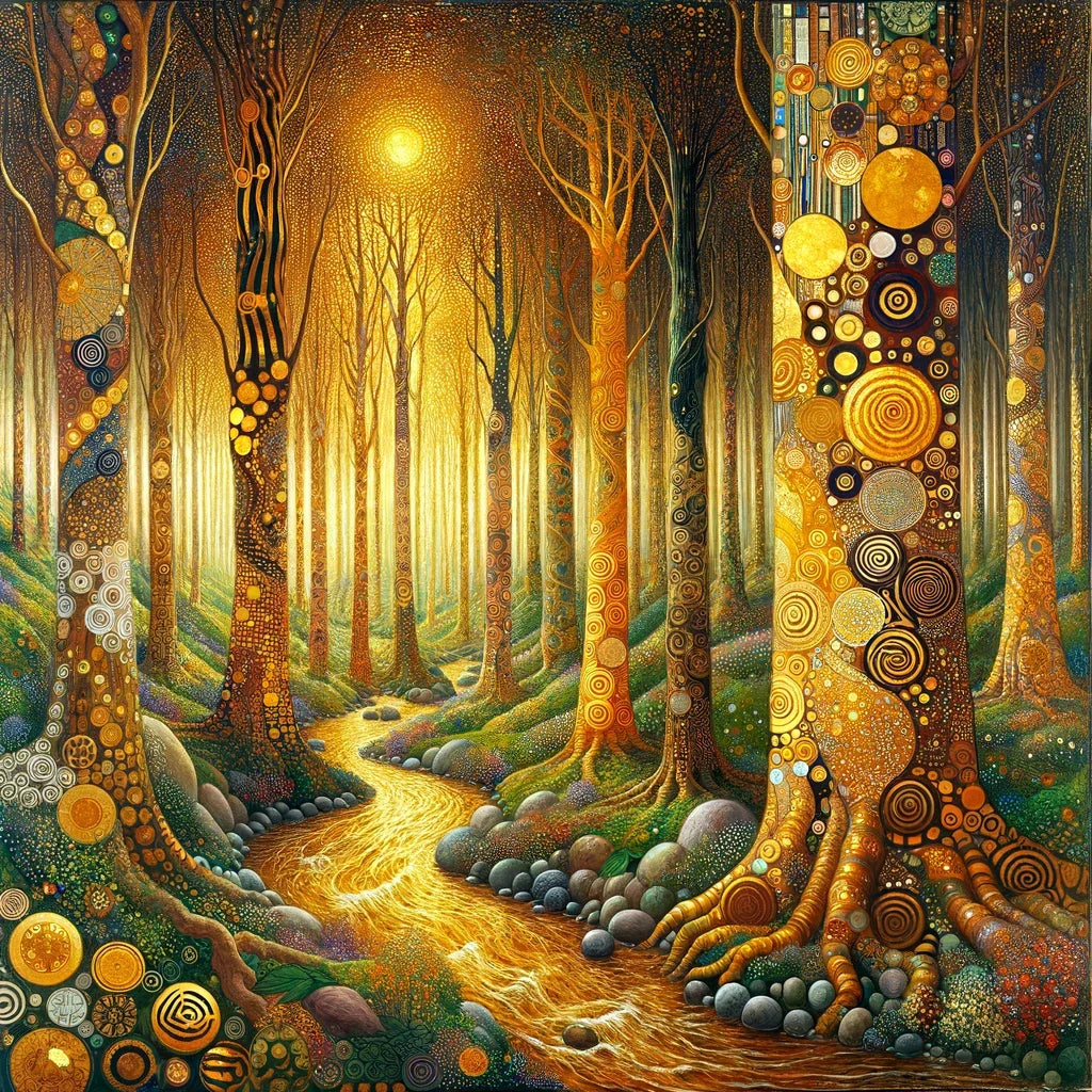 Enchanted Magical Forest Canvas