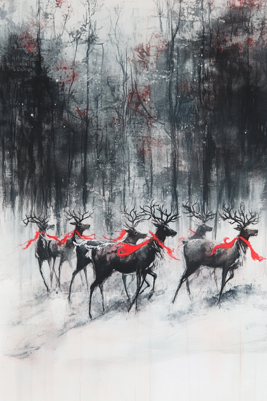 Enchanted Reindeer Canvas