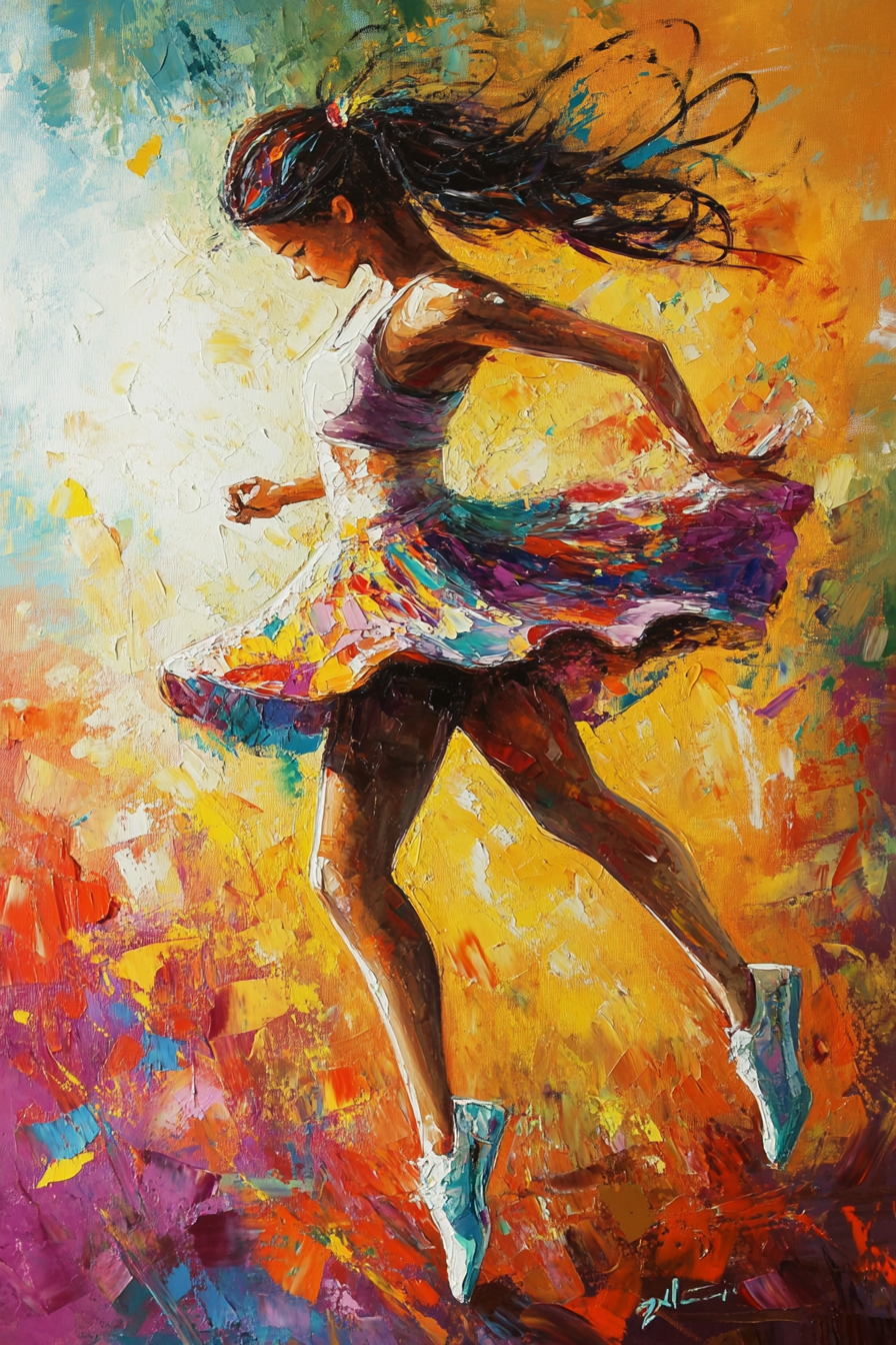 Energy of Exercise Canvas