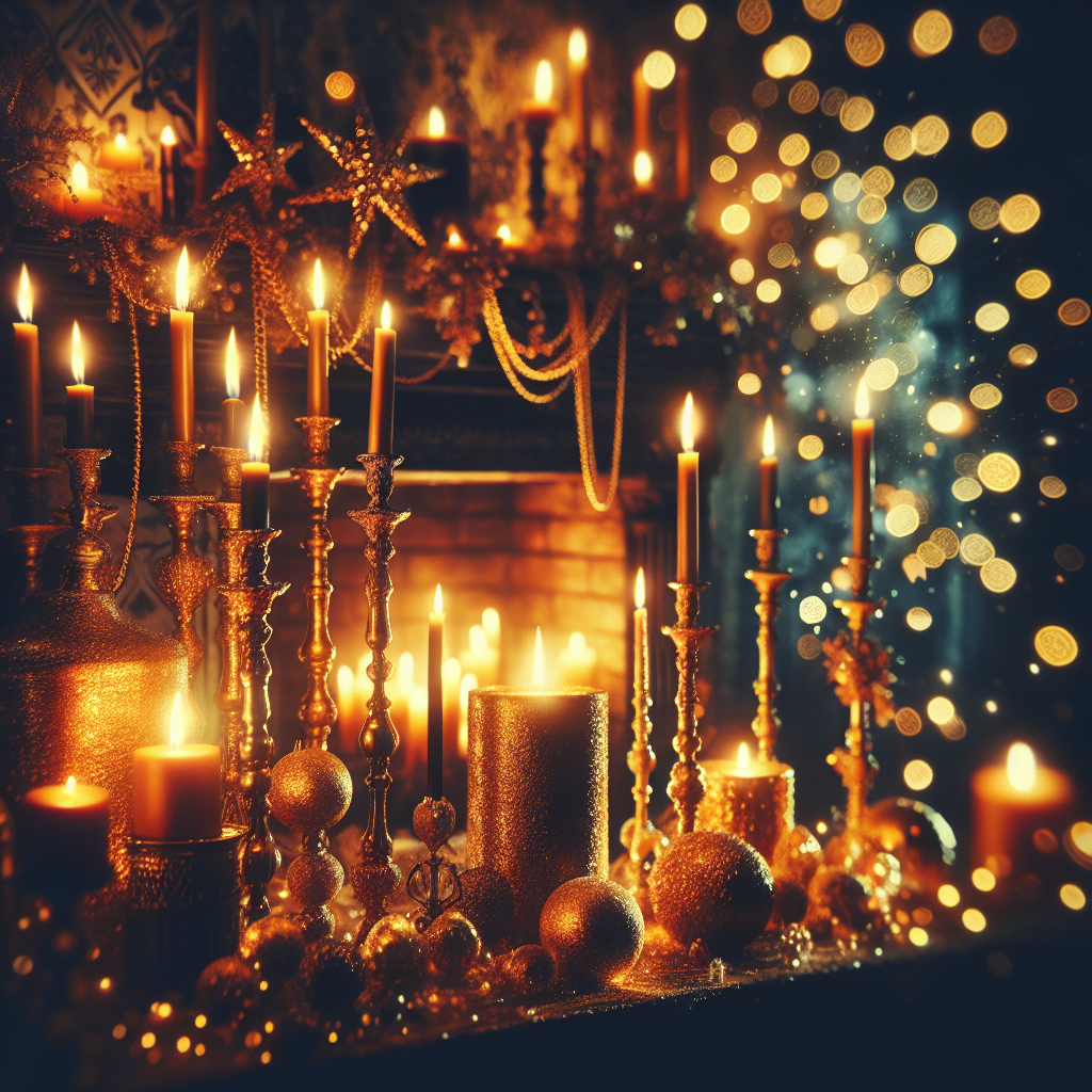 Enigmatic Festive Night Canvas