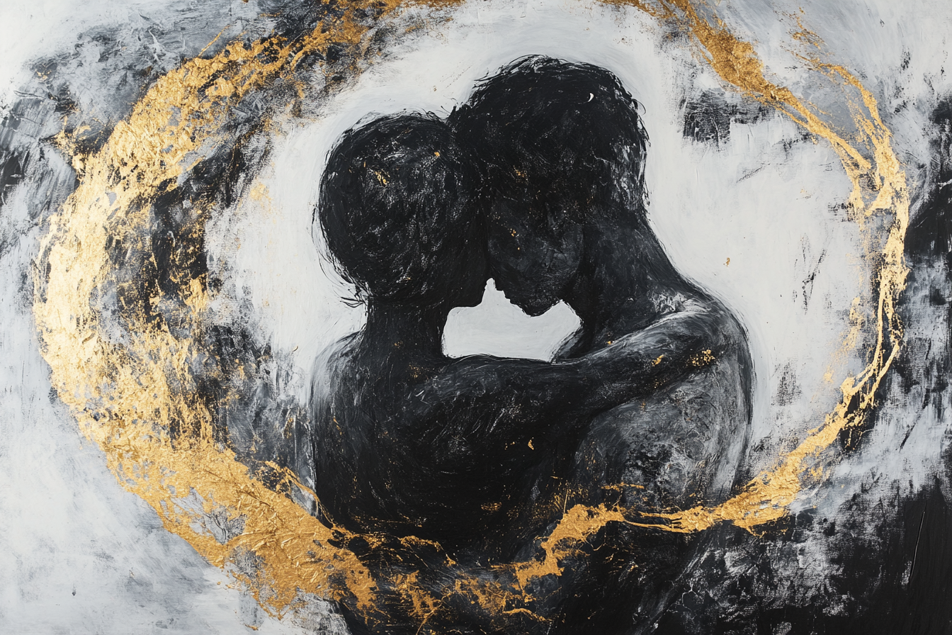 Enigmatic Love Entwined Blanket