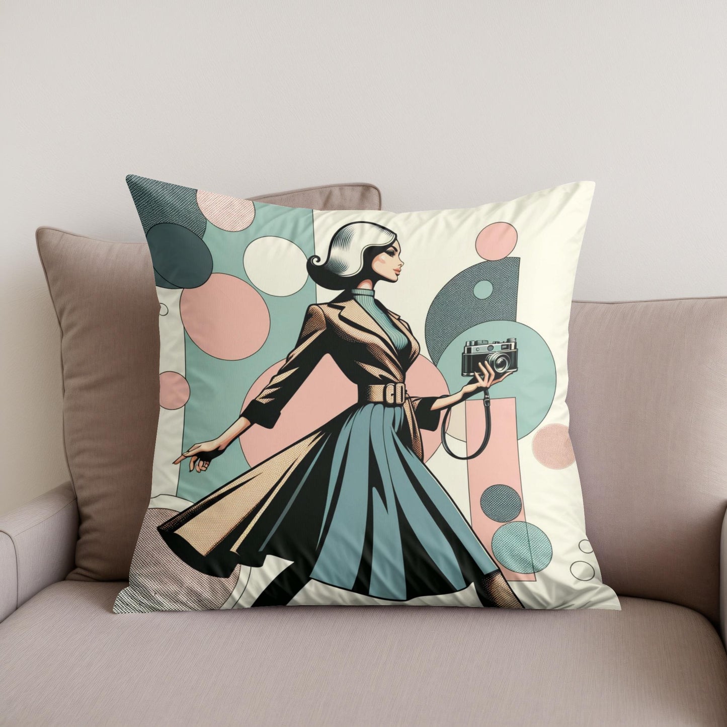 Vintage Chic Cotton Cushion