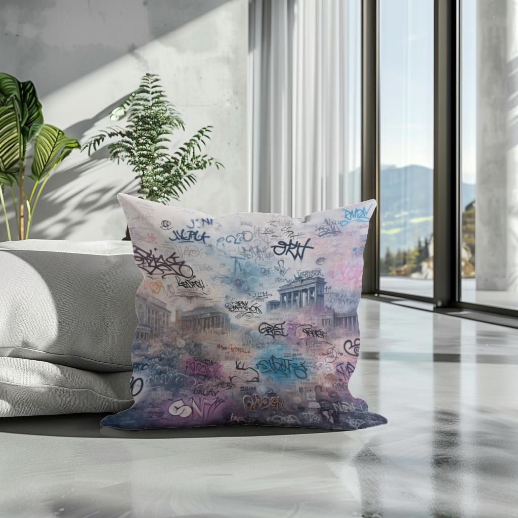 Whispers of the Wall Cotton Cushion