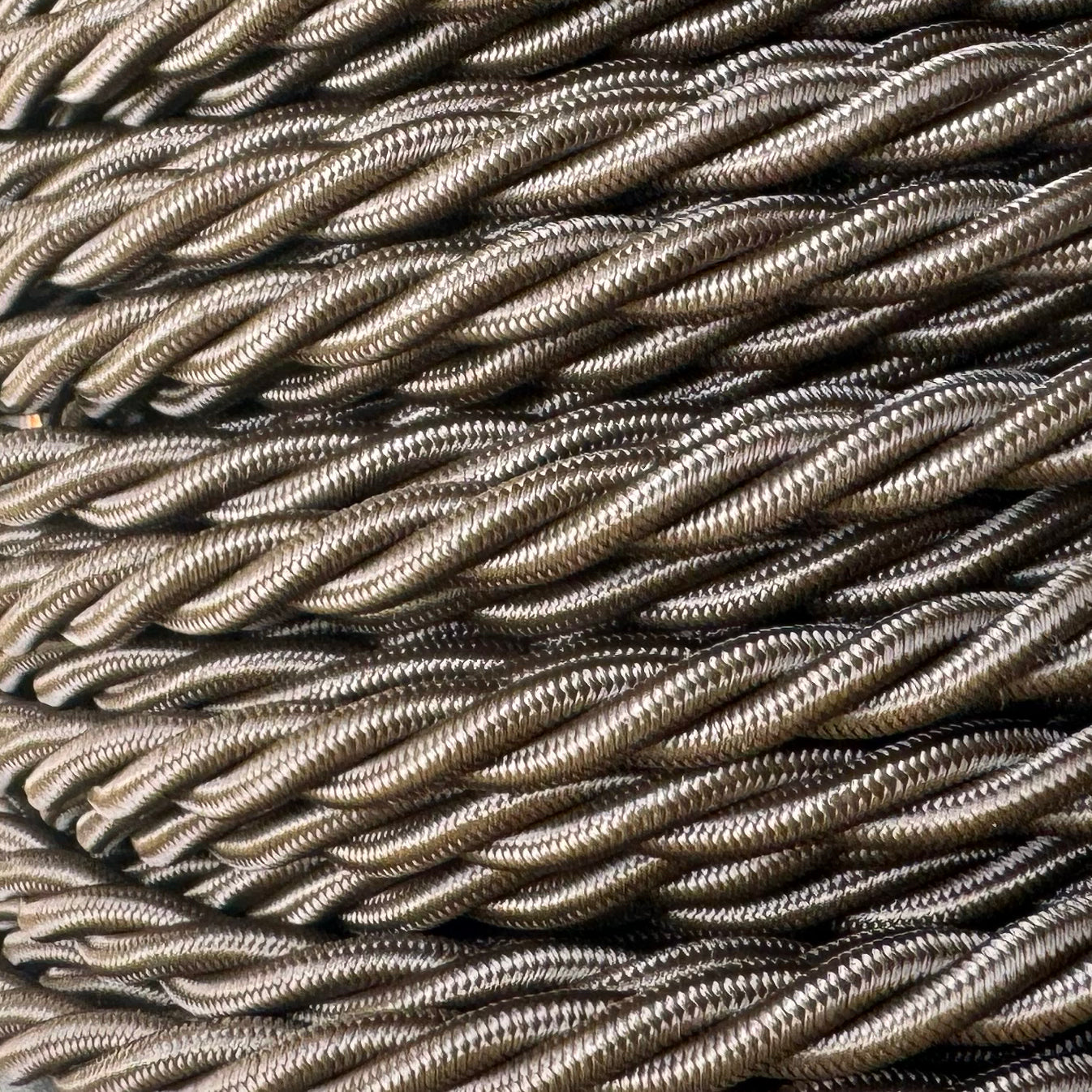 Espresso - Lola's Leads Fabric Extension Cable