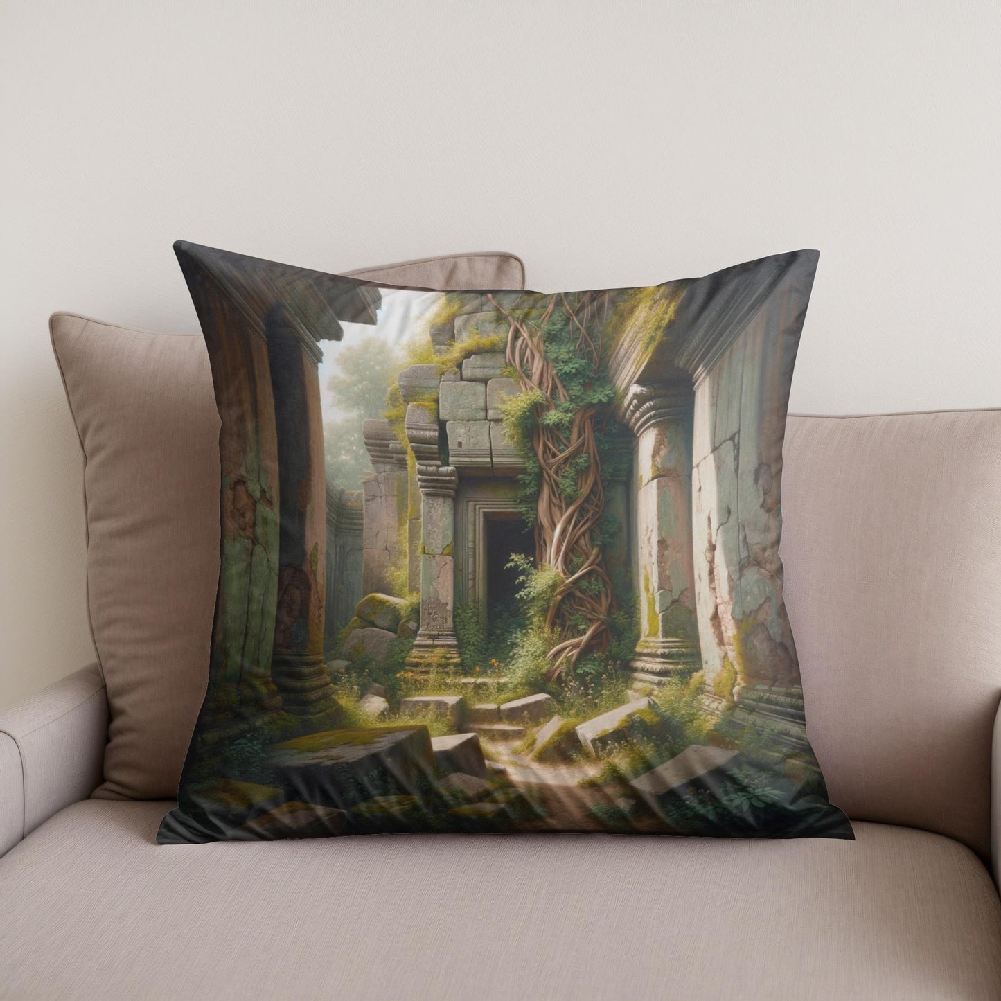 Eternal Whispers Cotton Cushion