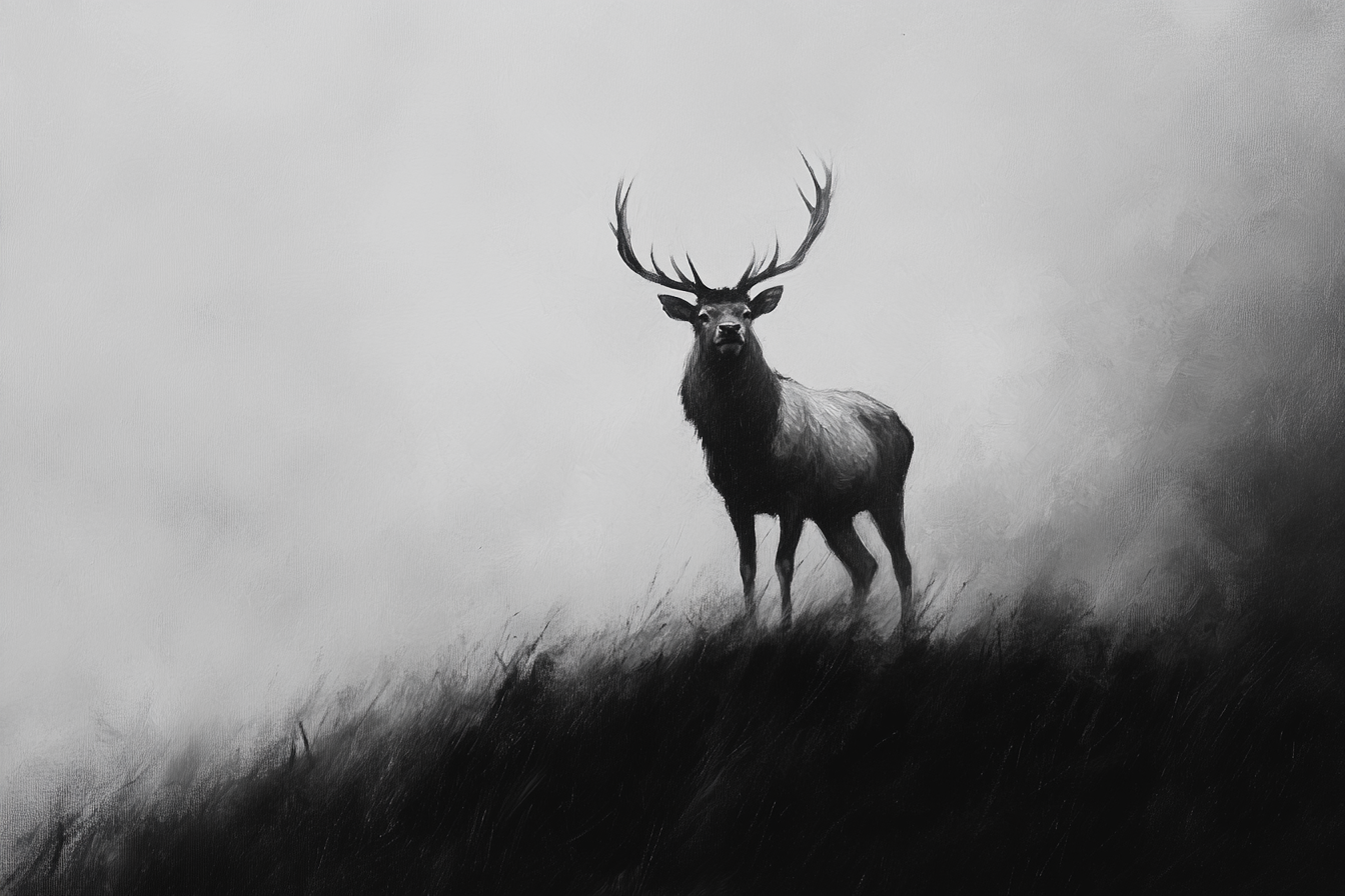 Ethereal Stag Canvas